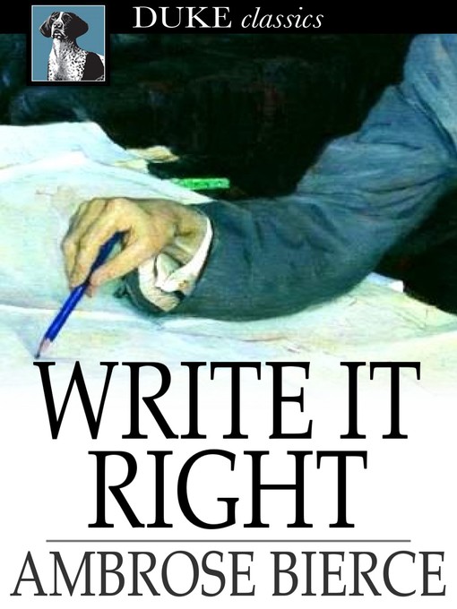 Cover of Write it Right